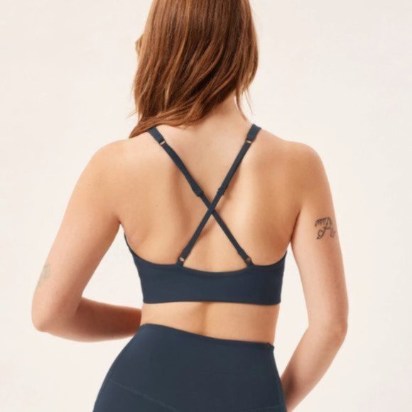 NWT Girlfriend Collective Midnight Topanga Bra - Picture 2 of 7